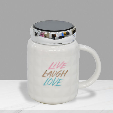 White Stainless Steel Mug