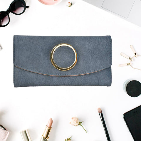 Circle Design Ladies Clutch