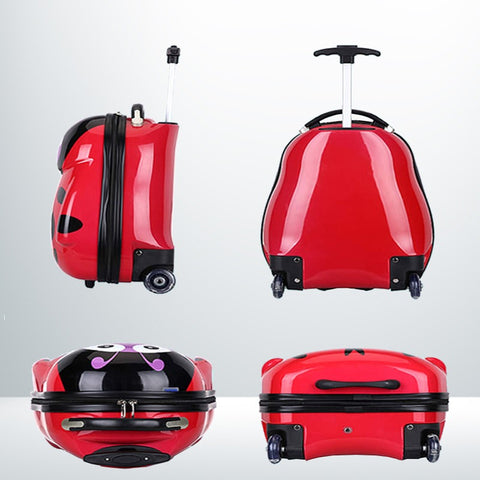 Lady Bug Kids Trolley Bag