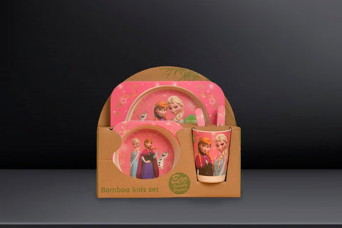 5Pcs Melamine Kids Dinnerware Set