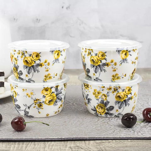 4Pcs Finest Ceramic Sealed Bowls