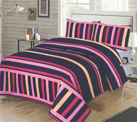 Monica Purple Soft Satin Bedsheet