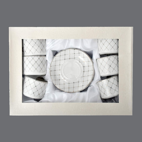 12Pcs Diamond Tea Set