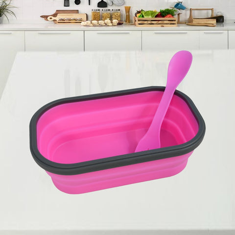 Small Lunch Box- Silicon Foldable