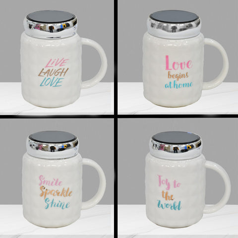 White Stainless Steel Mug