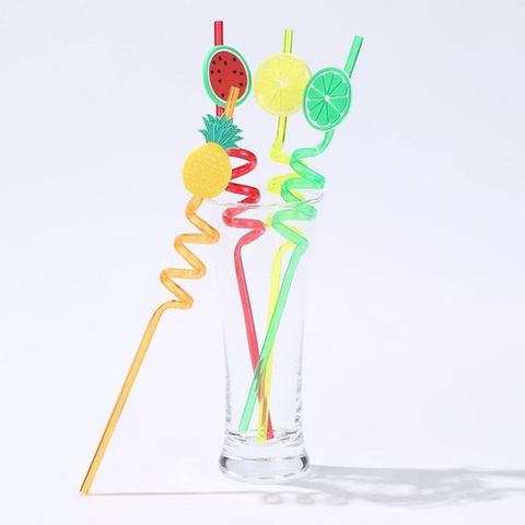 4Pcs Straw Make Life Fun Little Things Kids