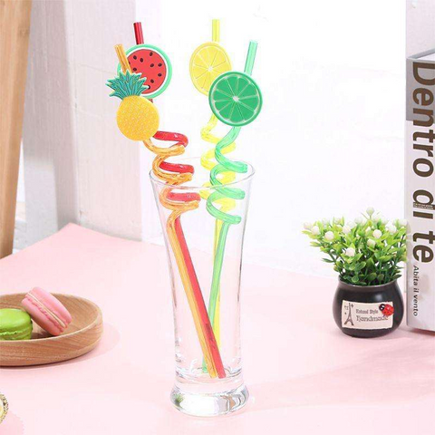 4Pcs Straw Make Life Fun Little Things Kids