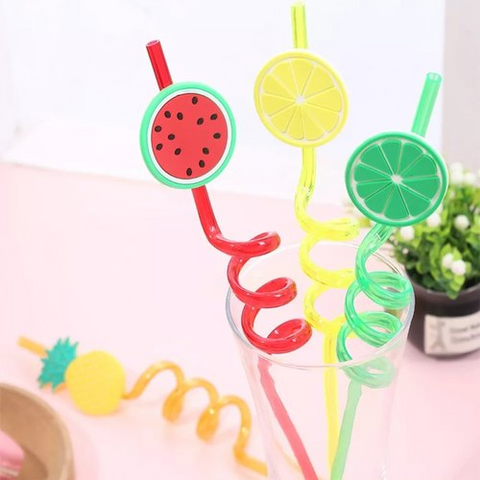4Pcs Straw Make Life Fun Little Things Kids