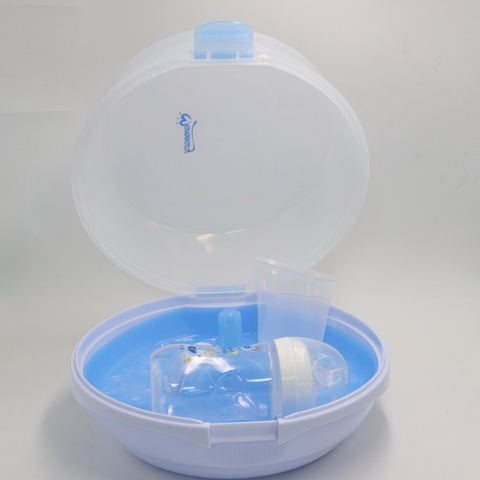 Momeasy Baby Bottle Microwave Sterilizer With Feeding Bottle
