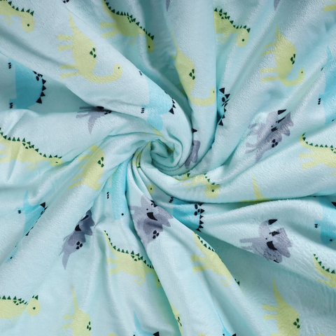 Jurassic Park Theme Sherpa Baby Blanket