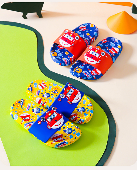 Squishy Super Wings Kids Slipper