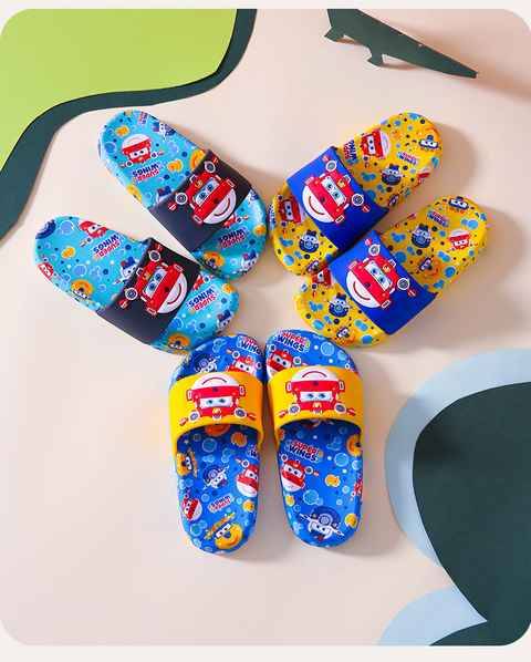 Squishy Super Wings Kids Slipper