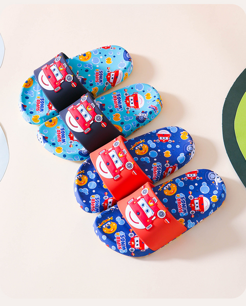 Squishy Super Wings Kids Slipper