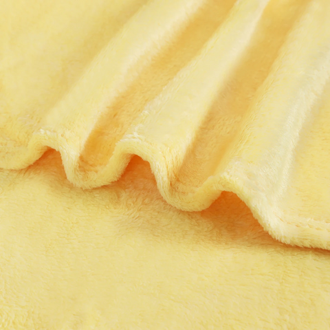 Serene Baby Blanket Canary Yellow With Glove Puppet