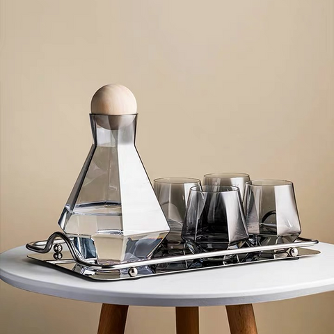 7Pcs Funky Glass Set