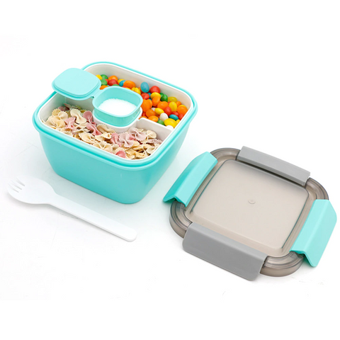 Lunch Box- Dual Color Plastic