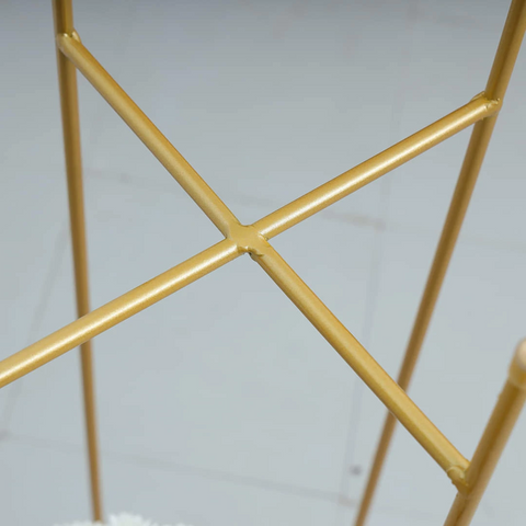 Gold Planter Flower Pot With Gold Stand