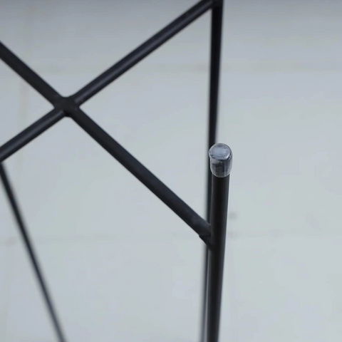 Gold Planter Flower Pot With Black Stand