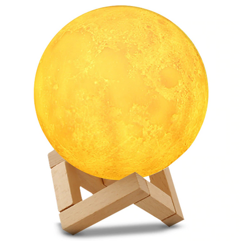 Ultrasonic Air Humidifier Moon Shaped Luminous