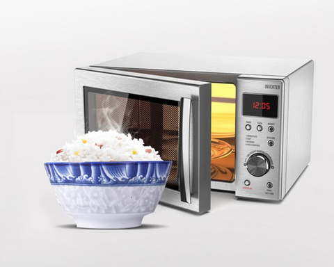 3Pcs Blue Ceramic Serving Bowls