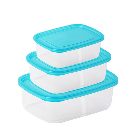 3Pcs Plastic Food Containers