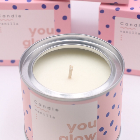 Scented Candle Glow Girl Room