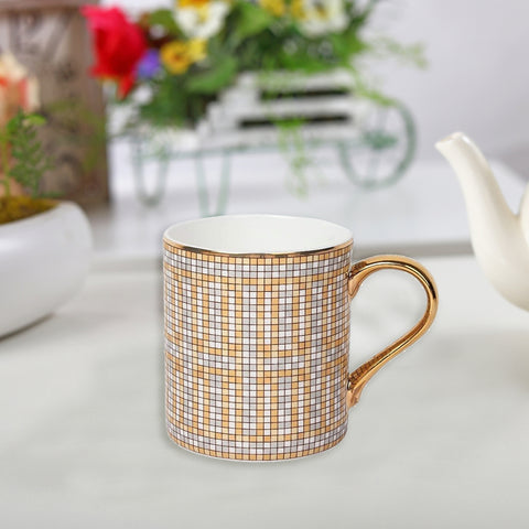 Ceramic Gold Mug