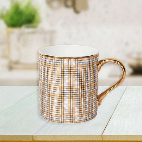 Ceramic Gold Mug