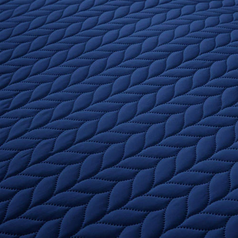 Navy Blue Superior Quality Bedspread Set