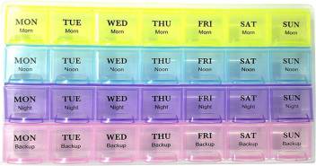 7 Days Tablet Pill Box Holder