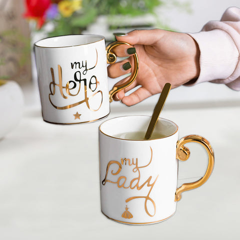 My Hero And My Lady Paired Mug