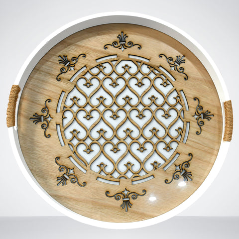 Royal Round Wooden Tray