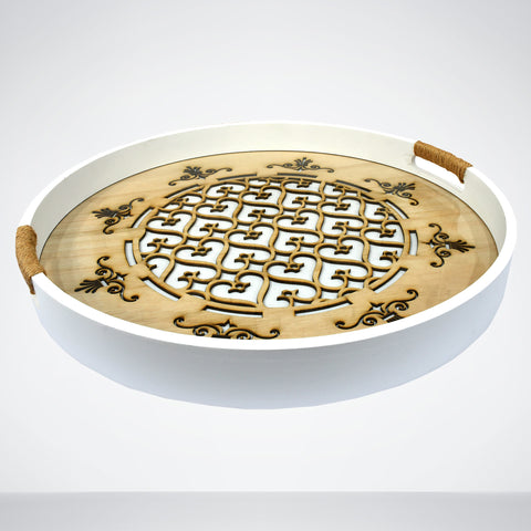 Royal Round Wooden Tray