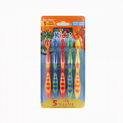 5Pcs Soft Com forty Bristles Kids Tooth Brush