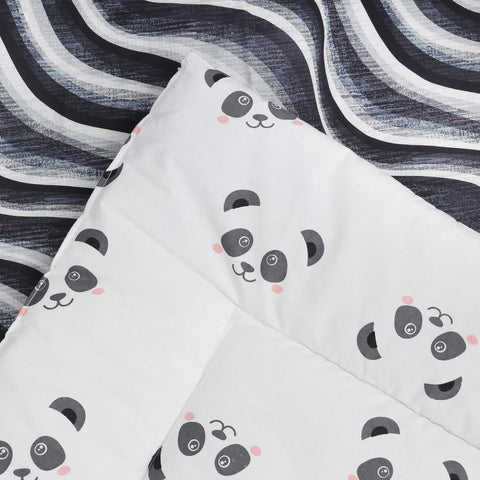 Cute Panda Baby Cot Bedding Set Pompous Infant And Toddler