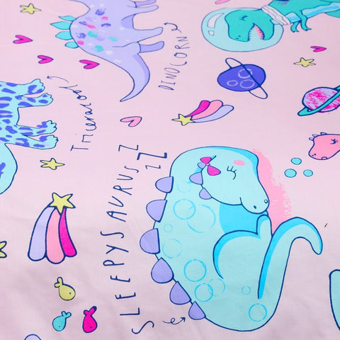 Dinosaur Theme Baby Cot Bedding Set Pompous Infant And Toddler